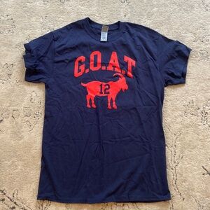 Tom Brady Goat #12 Tshirt, *never worn*